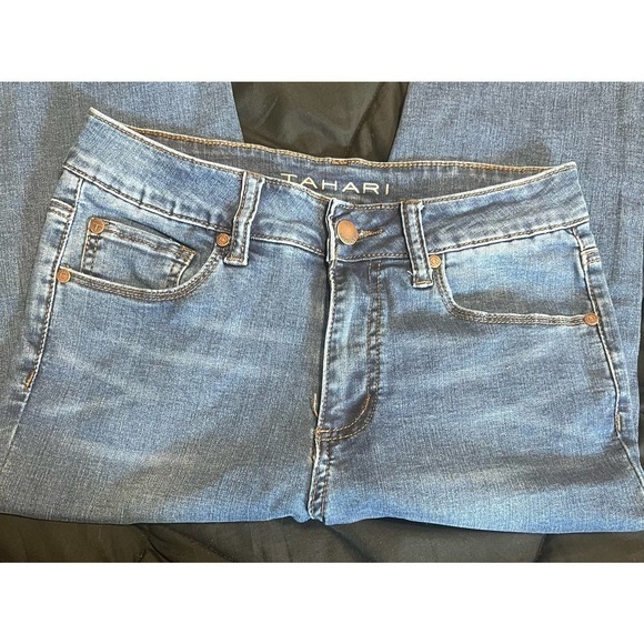 Tahari Slim Jeans 4/27 - Picture 3 of 7
